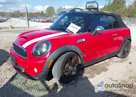 2015 Mini Convertible Cooper S z USA, uszkodzony, nr VIN WMWZP3C50F2A91019
